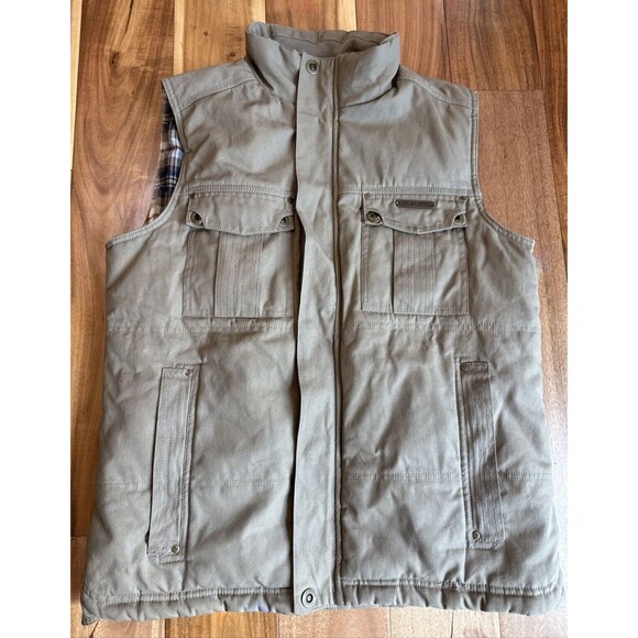 Craghoppers Utility Vest Gilet Mens Brown Lined S Walking Hiking Fishing Heavy - Picture 1 of 5